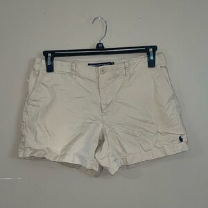 Ralph Lauren sport women’s khaki chino shorts size 8